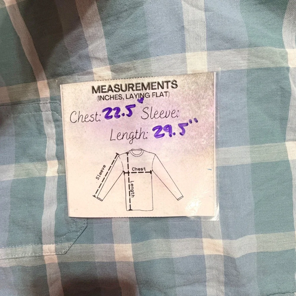 Alesbury Mens Blue Plaid Short Sleeve Button Down Cotton Shirt Tall L MGW13034